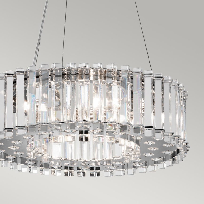 Kichler - LED Koupelnový lustr na lanku CRYSTAL SKYE 6xG9/3W/230V IP44