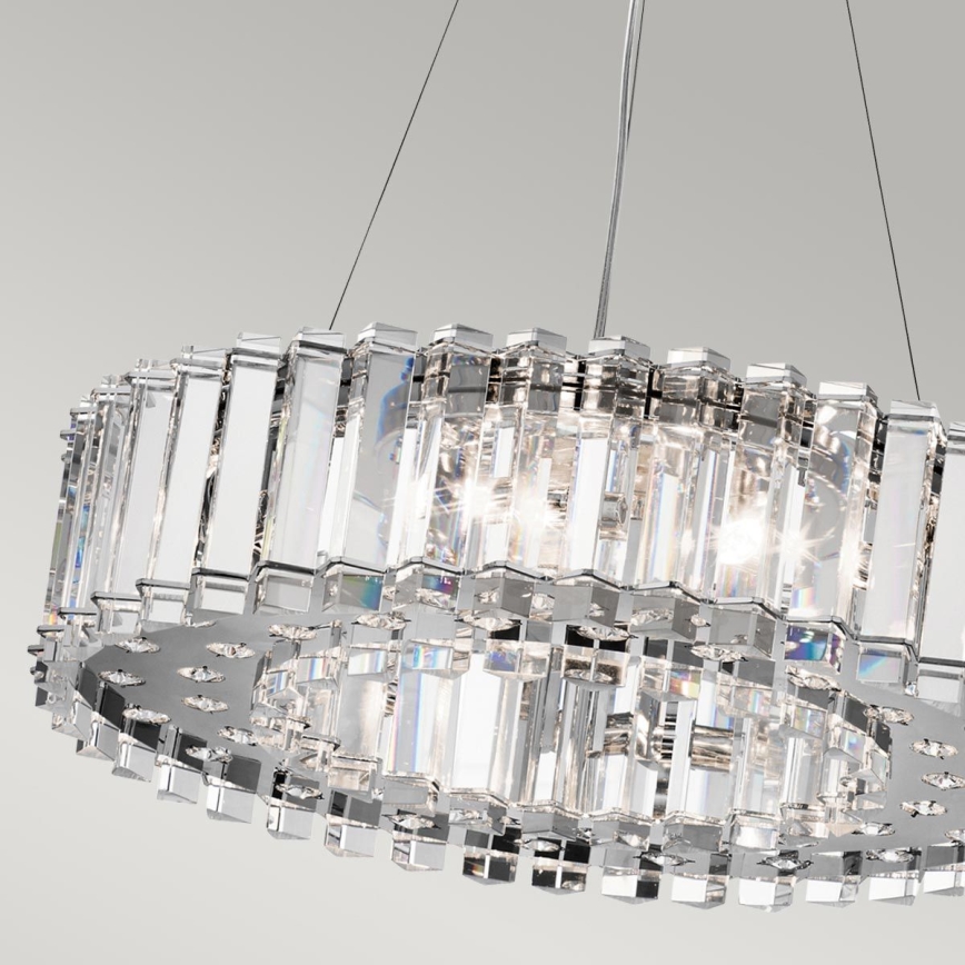 Kichler - LED Koupelnový lustr na lanku CRYSTAL SKYE 8xG9/3W/230V IP44