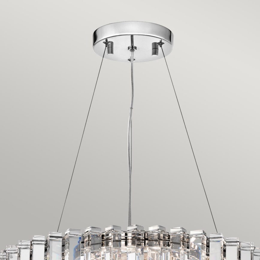 Kichler - LED Koupelnový lustr na lanku CRYSTAL SKYE 8xG9/3W/230V IP44