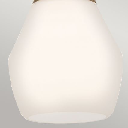 Kichler - Lustr na tyči DEELA 1xE27/60W/230V pr. 17,8 cm mosaz