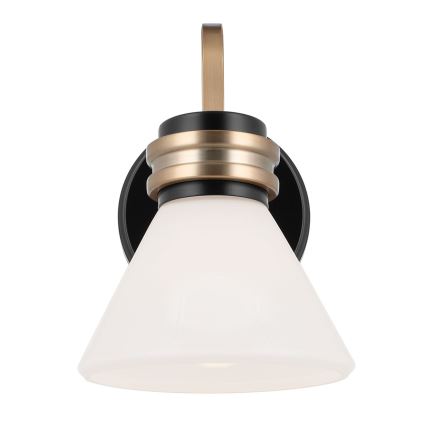 Kichler - LED Koupelnová nástěnná lampa FARUM 1xG9/3W/230V IP44 černá/mosaz