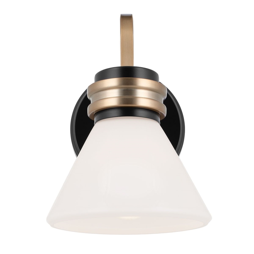 Kichler - LED Koupelnová nástěnná lampa FARUM 1xG9/3W/230V IP44 černá/mosaz