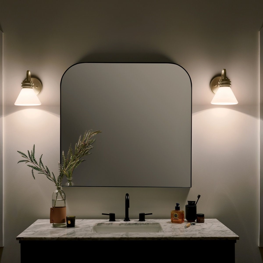 Kichler - LED Koupelnová nástěnná lampa FARUM 1xG9/3W/230V IP44 mosaz
