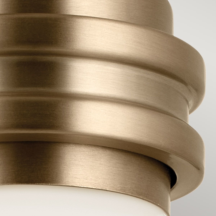 Kichler - LED Koupelnová nástěnná lampa FARUM 1xG9/3W/230V IP44 mosaz
