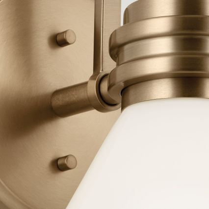 Kichler - LED Koupelnová nástěnná lampa FARUM 1xG9/3W/230V IP44 mosaz