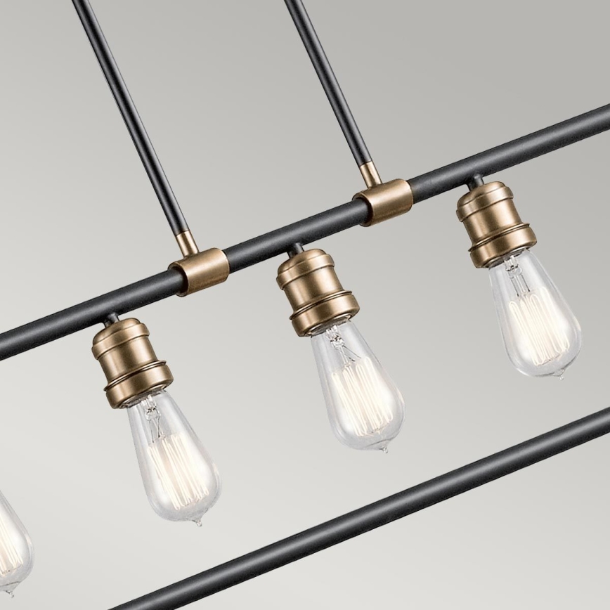 Kichler - Lustr na tyči IMAHN 5xE27/60W/230V
