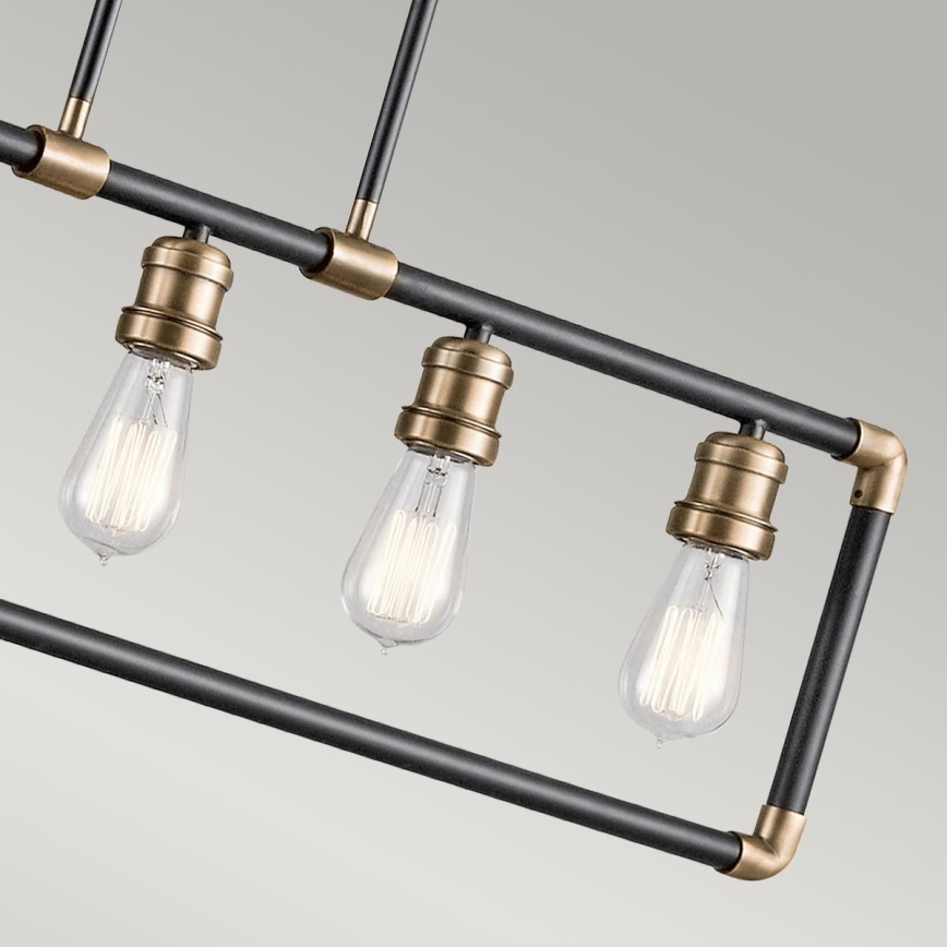 Kichler - Lustr na tyči IMAHN 5xE27/60W/230V