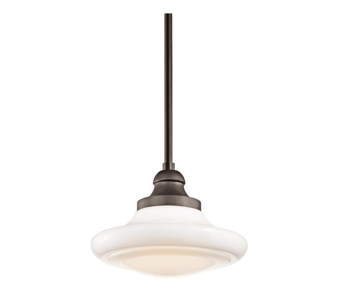 Elstead Kichler KL-KELLER-M-OZ - Lustr na tyči KELLER 1xE27/75W/230V antracit ED0369