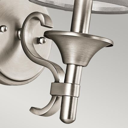 Kichler - Nástěnné svítidlo LACEY 1xE14/40W/230V matný chrom