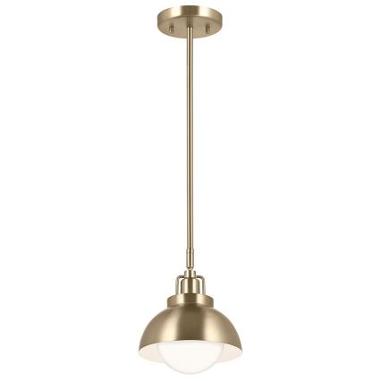 Kichler - Nástěnná lampa NIVA 1xE27/40W/230V mosaz