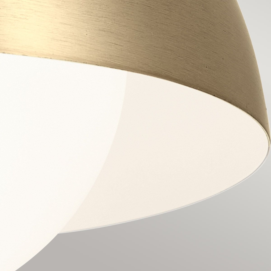 Kichler - Nástěnná lampa NIVA 1xE27/40W/230V mosaz