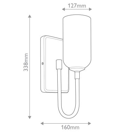 Kichler - LED Koupelnové svítidlo SOLIA 1xG9/3W/230V IP44 zlatá