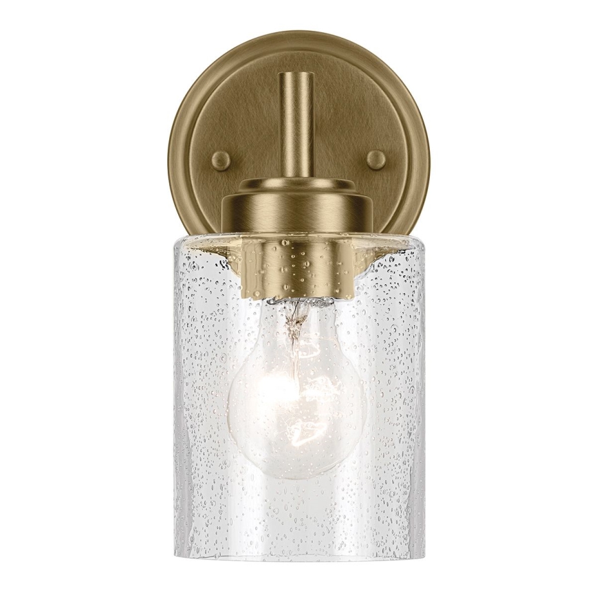 Kichler - Nástěnná lampa WINSLOW 1xE27/60W/230V mosaz