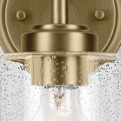 Kichler - Nástěnná lampa WINSLOW 1xE27/60W/230V mosaz