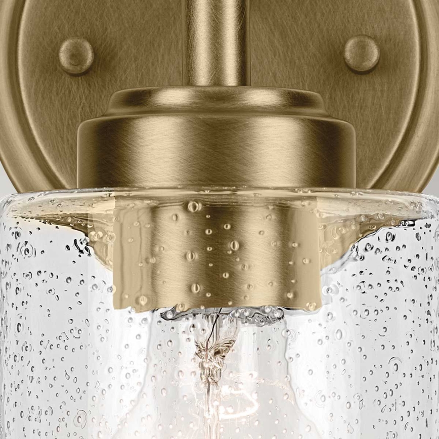 Kichler - Nástěnná lampa WINSLOW 1xE27/60W/230V mosaz