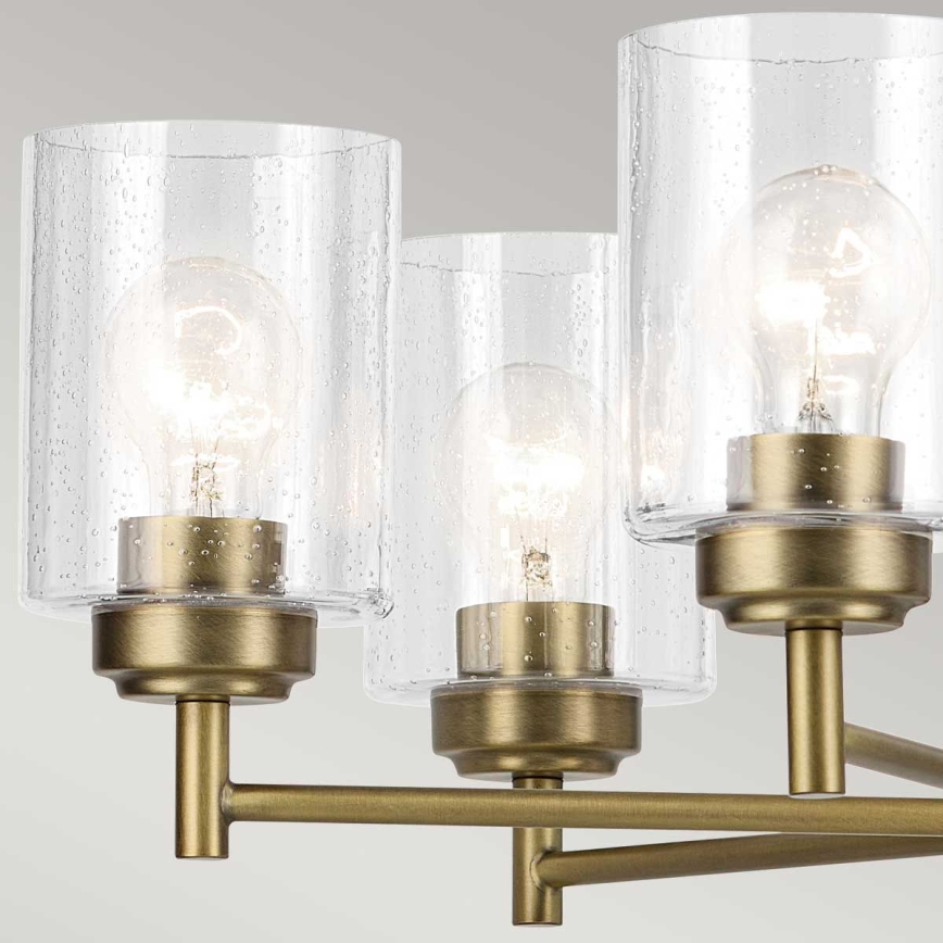 Kichler - Lustr na řetězu WINSLOW 5xE27/60W/230V pr. 50,2 cm mosaz