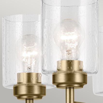 Kichler - Lustr na řetězu WINSLOW 5xE27/60W/230V pr. 50,2 cm mosaz