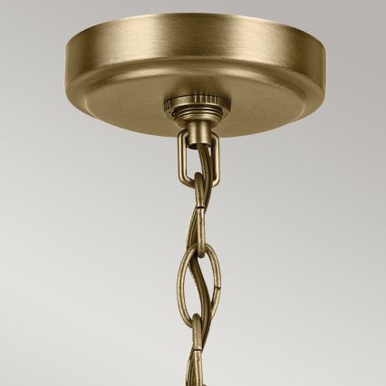 Kichler - Lustr na řetězu WINSLOW 5xE27/60W/230V pr. 50,2 cm mosaz