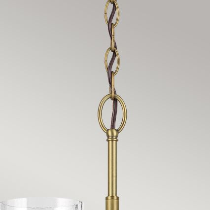 Kichler - Lustr na řetězu WINSLOW 6xE27/60W/230V pr. 66 cm mosaz