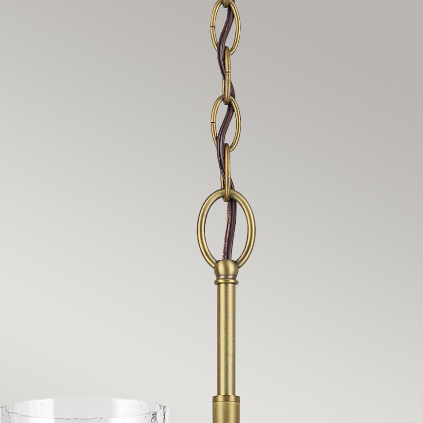 Kichler - Lustr na řetězu WINSLOW 6xE27/60W/230V pr. 66 cm mosaz