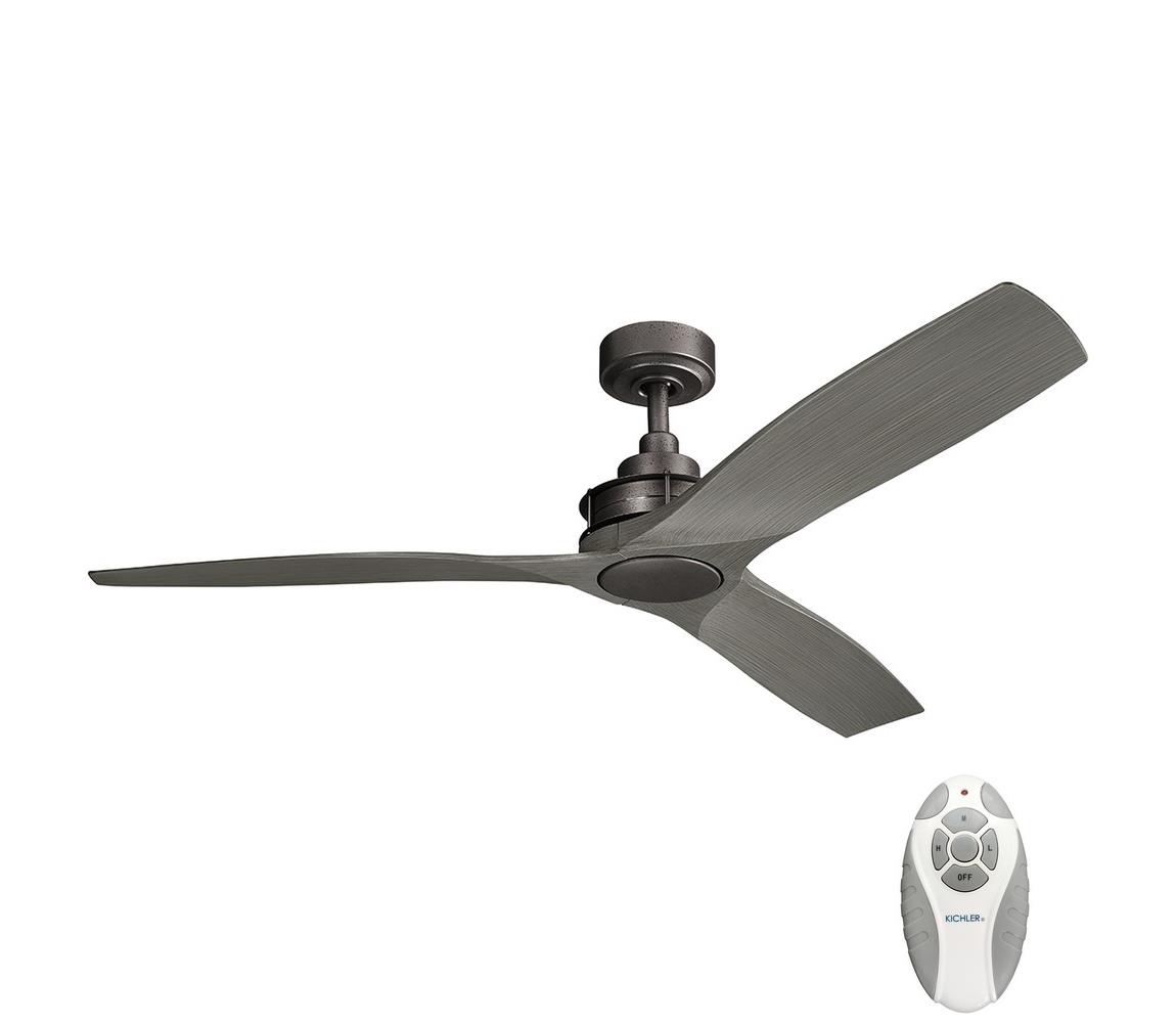 Elstead Kichler KLF-RIED-56-AVI - Stropní ventilátor RIED + dálkové ovládání ED0415