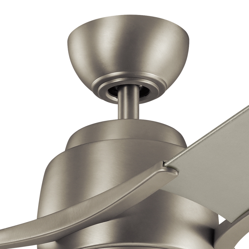 Kichler - LED Stmívatelný stropní ventilátor ZEUS LED/10W/230V + dálkové ovládání