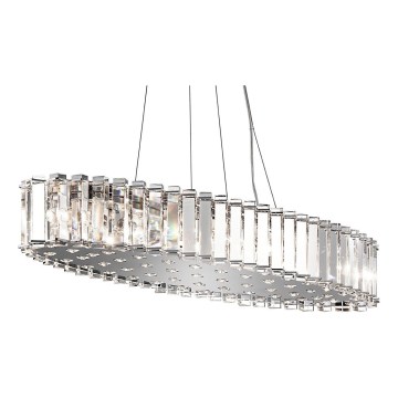 Kichler - LED Koupelnový lustr na lanku CRYSTAL SKYE 12xG9/3W/230V IP44