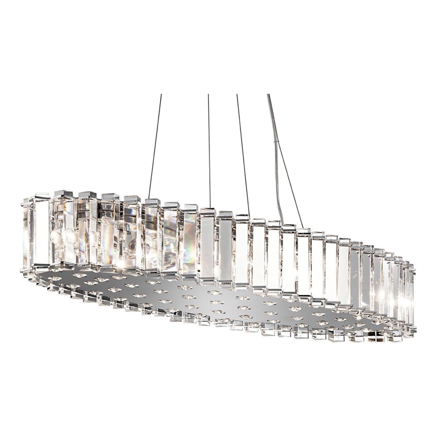 Kichler - LED Koupelnový lustr na lanku CRYSTAL SKYE 12xG9/3W/230V IP44