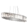 Kichler - LED Koupelnový lustr na lanku CRYSTAL SKYE 12xG9/3W/230V IP44