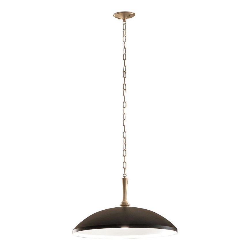 Kichler - Lustr na řetězu DELAROSA 1xE27/60W/230V černá/mosaz