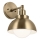 Kichler - Nástěnná lampa NIVA 1xE27/40W/230V mosaz