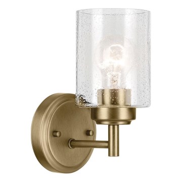 Kichler - Nástěnná lampa WINSLOW 1xE27/60W/230V mosaz