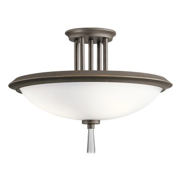 Kichler - Přisazený lustr DREYFUS 3xE27/60W/230V bronzová