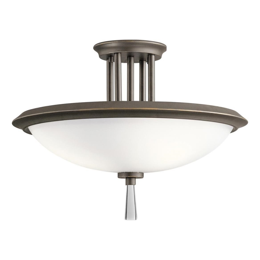 Kichler - Přisazený lustr DREYFUS 3xE27/60W/230V bronzová