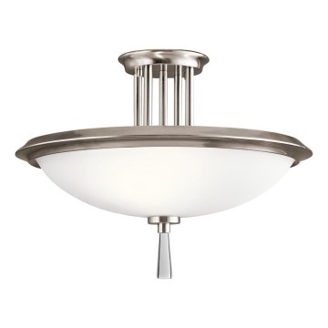 Kichler - Přisazený lustr DREYFUS 3xE27/60W/230V matný chrom