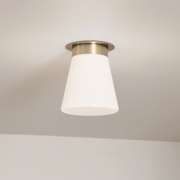 Kichler - Stropní svítidlo ALBERS 1xE27/40W/230V pr. 21,6 cm bronzová