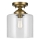Kichler - Stropní svítidlo WINSLOW 1xE27/60W/230V pr. 21,6 cm mosaz