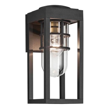 Kichler - Venkovní nástěnné svítidlo HONE 1xE27/60W/230V IP44 černá