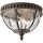 Kichler - Venkovní stropní svítidlo HALLERON 3xE14/40W/230V IP44 antracit