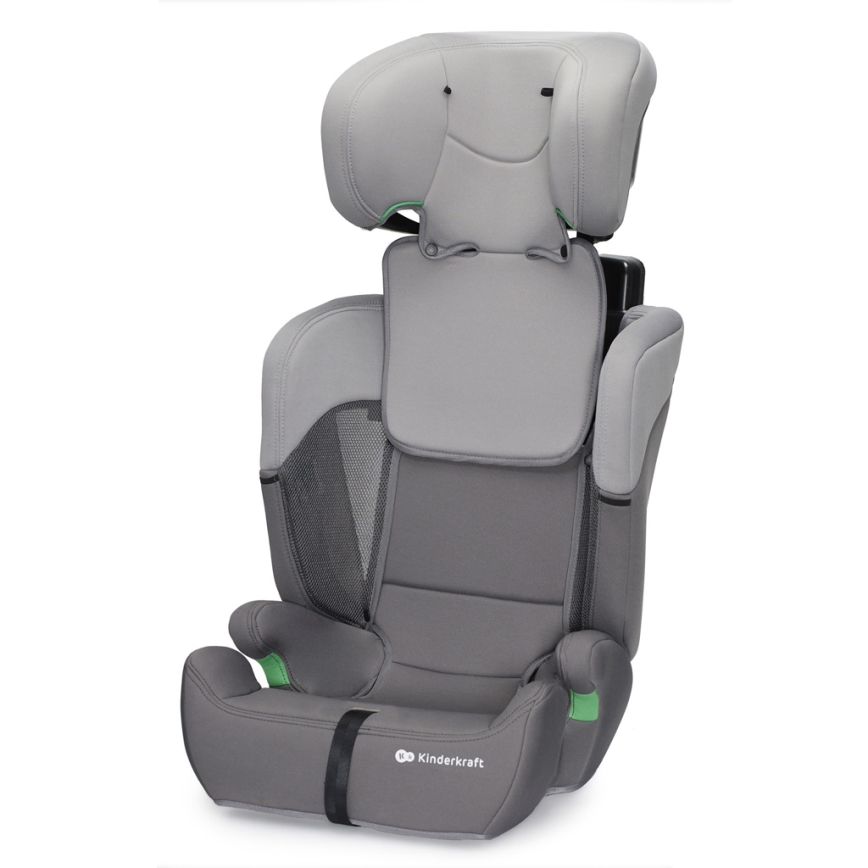 KINDERKRAFT - Autosedačka COMFORT UP i-Size (76-150 cm) světle šedá