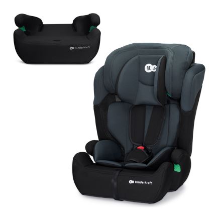 KINDERKRAFT - Autosedačka COMFORT UP i-Size (76-150 cm) tmavě šedá
