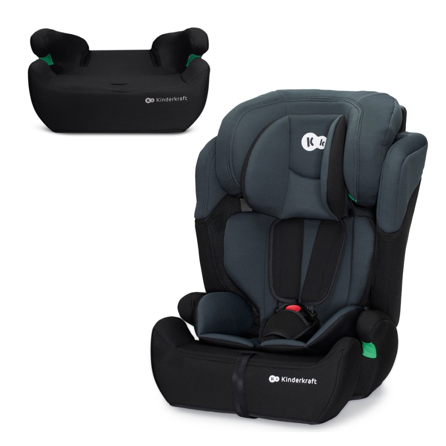 KINDERKRAFT - Autosedačka COMFORT UP i-Size (76-150 cm) tmavě šedá