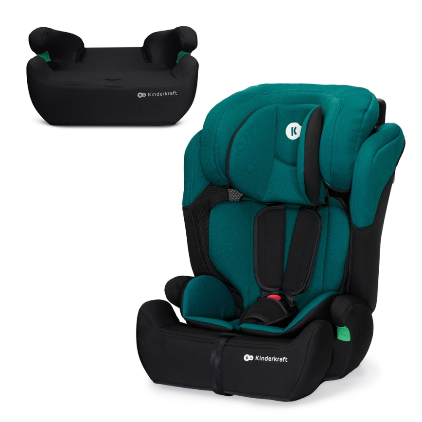 KINDERKRAFT - Autosedačka COMFORT UP i-Size (76-150 cm) zelená