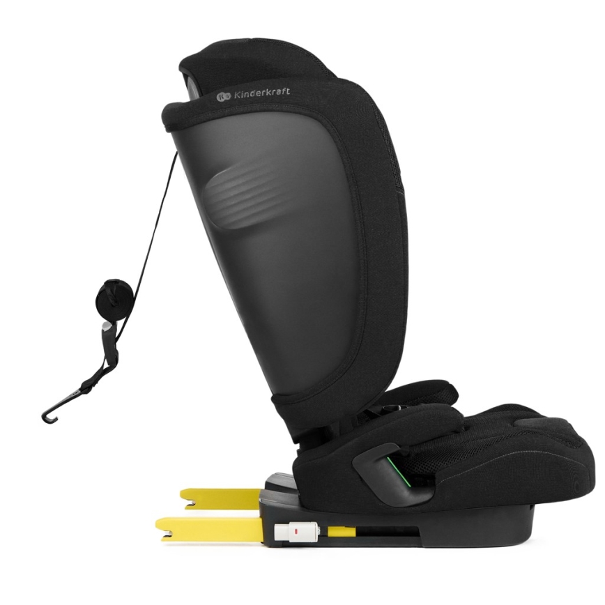 KINDERKRAFT - Autosedačka FIX2GO i-Size 76-150 cm černá