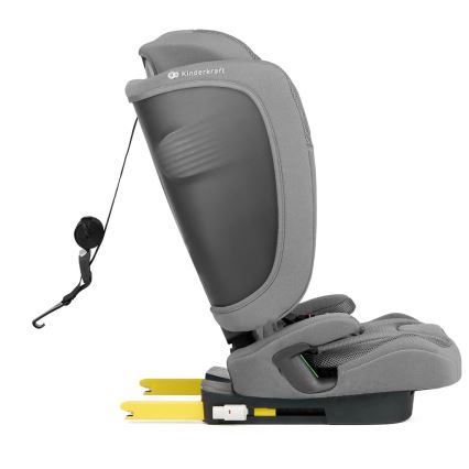 KINDERKRAFT - Autosedačka FIX2GO i-Size 76-150 cm šedá