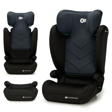 KINDERKRAFT - Autosedačka I-SPARK i-Size (100-150 cm) černá