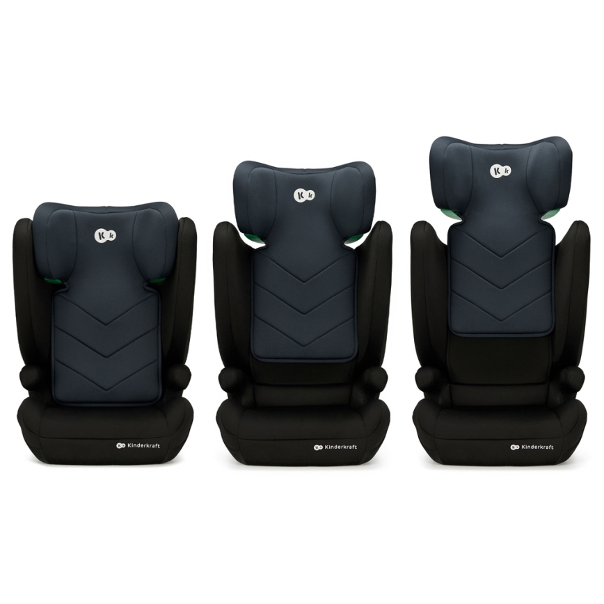 KINDERKRAFT - Autosedačka I-SPARK i-Size (100-150 cm) černá