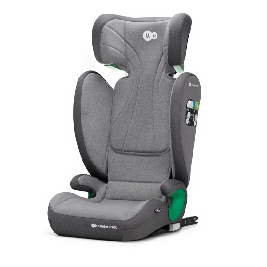KINDERKRAFT - Autosedačka JUNIOR FIX 2 (100-150 cm) Rocket grey
