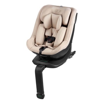 KINDERKRAFT - Autosedačka s otočnou základnou I-GUARD i-Size 40-105 cm béžová
