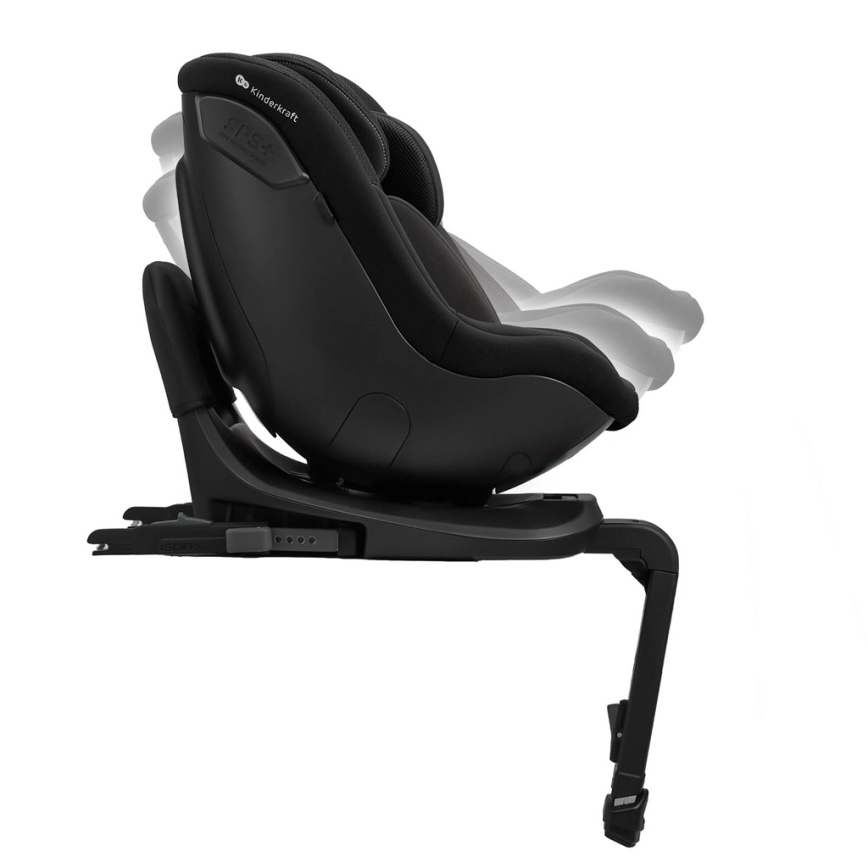 KINDERKRAFT - Autosedačka s otočnou základnou I-GUARD i-Size 40-105 cm černá